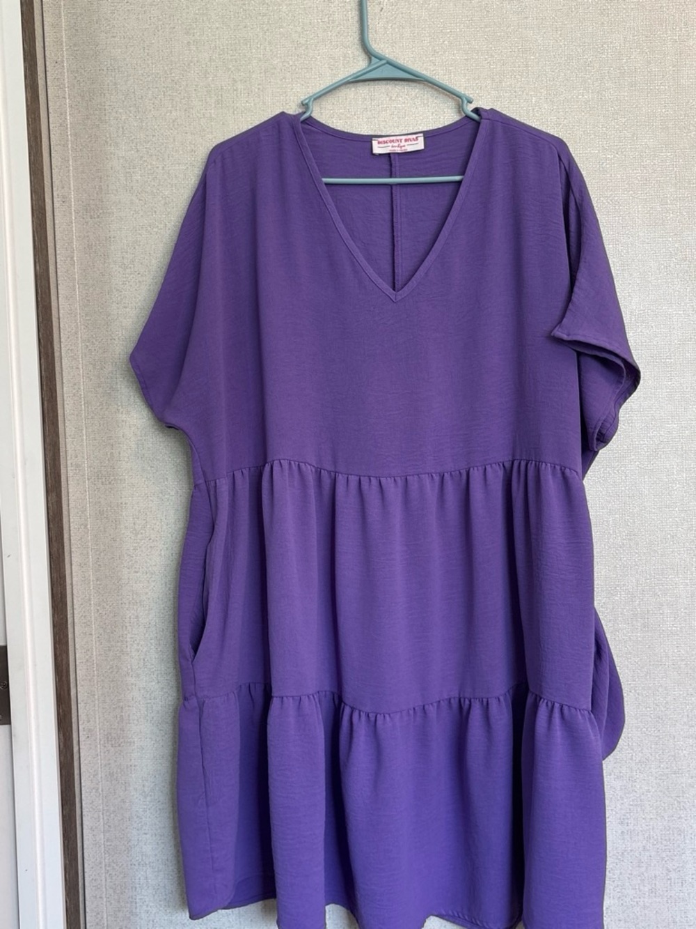 Purple Tiered Dress